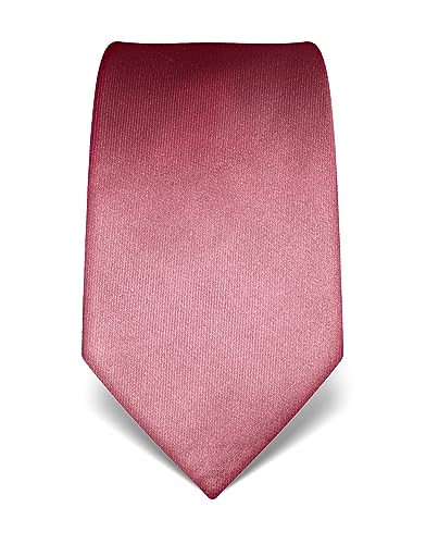 Vincenzo Boretti Herren Krawatte reine Seide uni einfarbig edel Männer-Design zum Hemd mit Anzug für Business Hochzeit 8 cm schmal/breit altrosa Vincenzo Boretti Herren Krawatte reine Seide uni einfarbig edel Männer-Design zum Hemd mit Anzug für Business Hochzeit 8 cm schmal/breit altrosa von Vincenzo Boretti