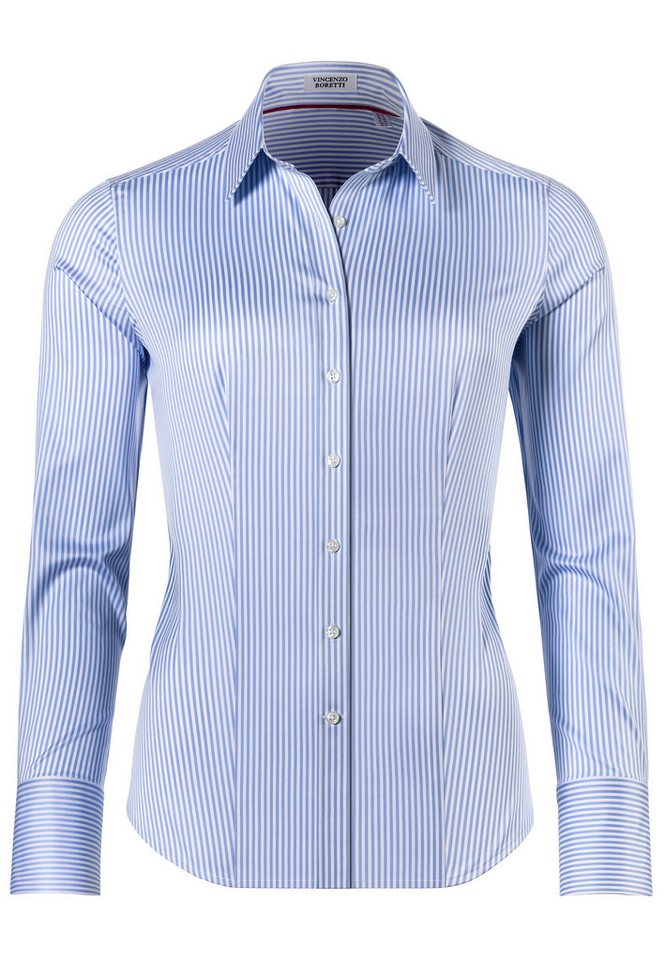 Vincenzo Boretti Klassische Bluse leicht tailliert von Vincenzo Boretti
