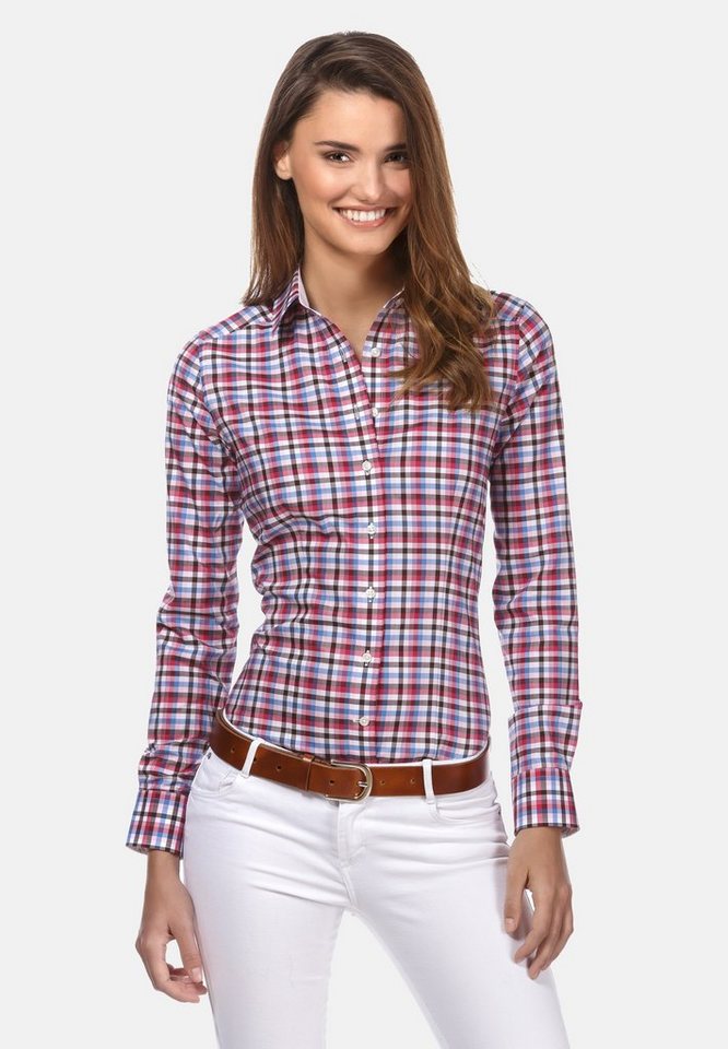 Vincenzo Boretti Klassische Bluse leicht tailliert von Vincenzo Boretti