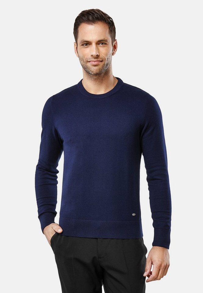 Vincenzo Boretti V-Ausschnitt-Pullover tailliert Round Neck von Vincenzo Boretti