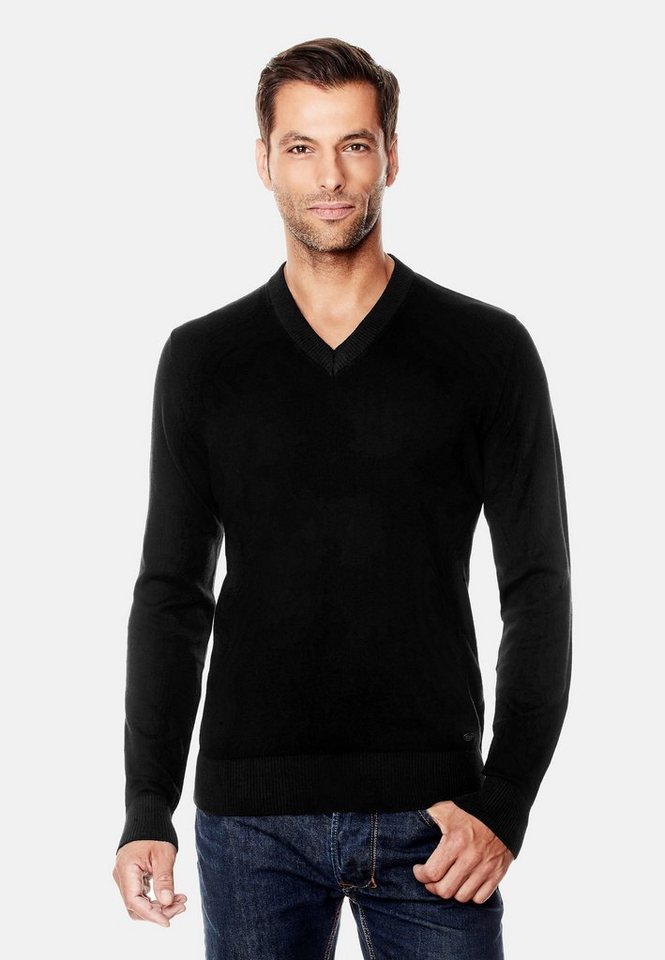 Vincenzo Boretti V-Ausschnitt-Pullover tailliert V Neck von Vincenzo Boretti