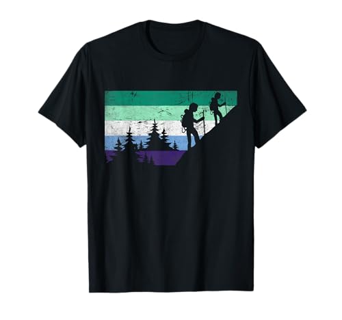 Gay Men MLM Pride Camping Wandern LGBTQ Flagge Camp-Liebhaber T-Shirt von Vincian Gay MLM Pride Flag Designs