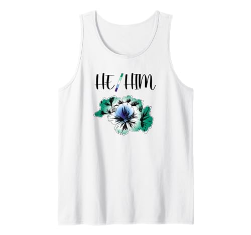 Herren Gay Men MLM Pride Flower He Him Vincian MLM Flagge Tank Top von Vincian Gay MLM Pride Flag Designs