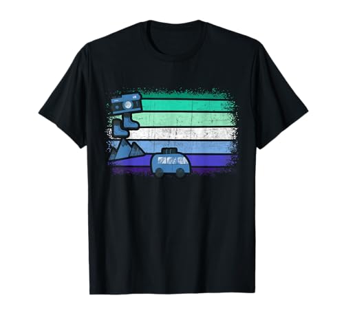 Schwule Männer MLM Pride Camping Vincian MLM Flag Camp T-Shirt von Vincian Gay MLM Pride Flag Designs