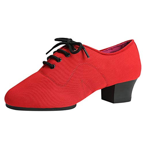 Extra Breite Schuhe Damen Weite M Lateinische Tanzschuhe Damen Ballsaal Tango Party Tanzschuhe mit Absatz Damenschuhe 43 Ballerina von Vinesand