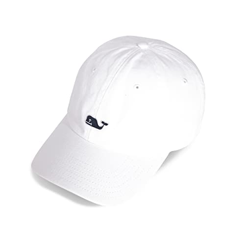 vineyard vines Herren Baseballmütze mit Wal-Logo Baseballkappe, Weiße Kappe, Einheitsgröße von Vineyard Vines