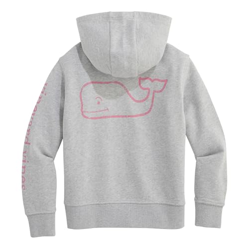 vineyard vines Mädchen Girls' Relaxed Hoodie Kapuzenpullover, Hellgrau meliert, 7 von Vineyard Vines
