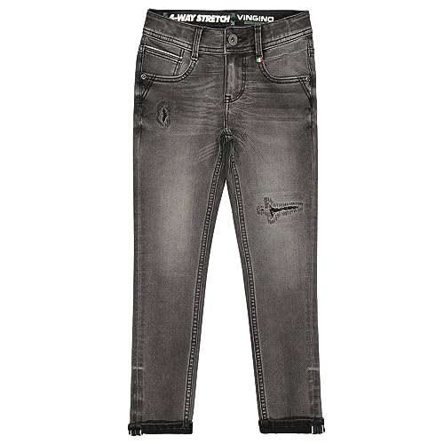 Vingino Boy's Alfons Jeans, Dark Grey Vintage, 14 von Vingino