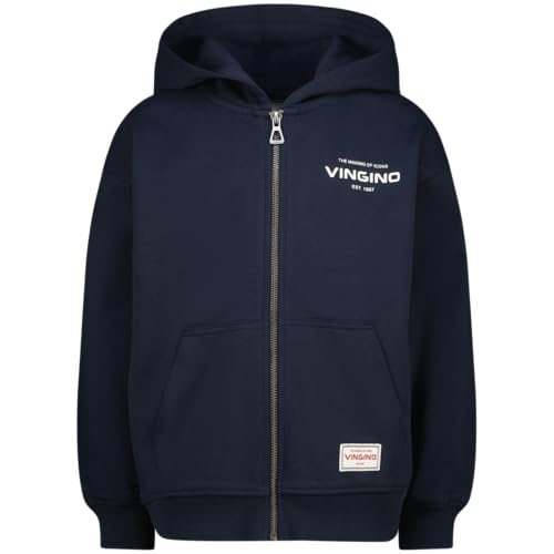 Vingino Boy's Basic Sweater Vest, blau, 12 Jahre von Vingino