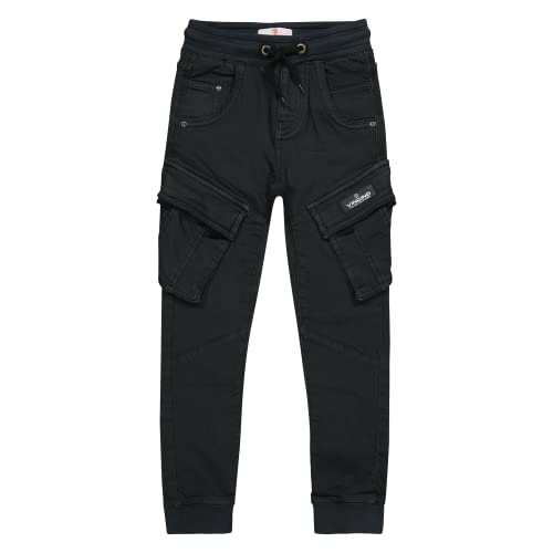 Vingino Boy's Carlos Jeans, Deep Black, 140 von Vingino