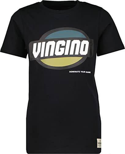 Vingino Boy's HUFO Shirt, Deep Black, 140 von Vingino