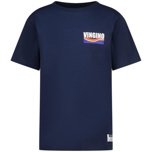 Vingino Boy's Have Size 8 in Color Dark Blue T-Shirt, blau, 8 Jahre von Vingino