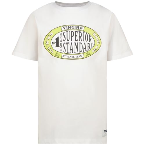 Vingino Boy's Hoapy Size 16 in Color Real White T-Shirt, weiß, Jahre von Vingino