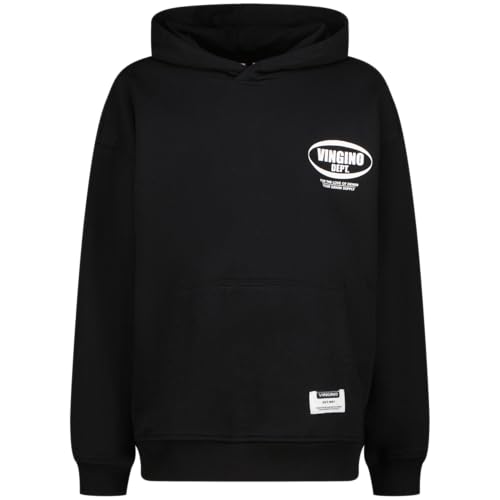 Vingino Boys Basic-Hoody In Color Deep Black Size 10 von Vingino