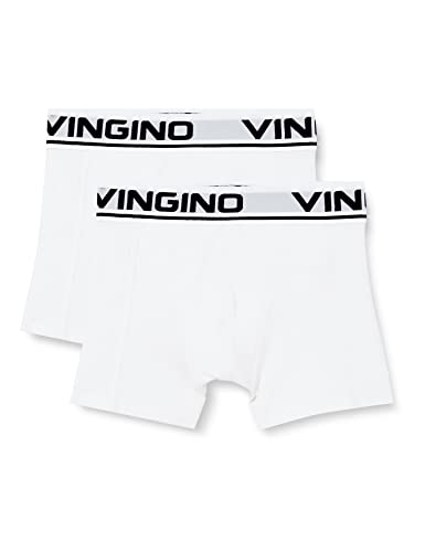 Vingino Boys Boxer Boys Boxer (2-Pack) in Color Real White Size XXS von Vingino