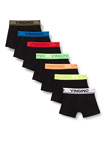 Vingino Jungen Boys (7-Pack) Boxer Shorts, Deep Black, 6 Jahre EU von Vingino