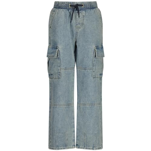 Vingino Boys Gino Cargo in Colour Greyish Blue Denim in Size 10 von Vingino