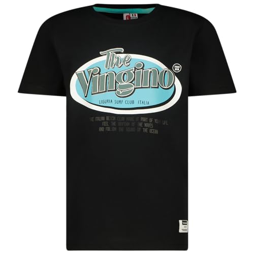 Vingino Boys T-Shirt Hebor in Color Deep Black Size 6 Years von Vingino
