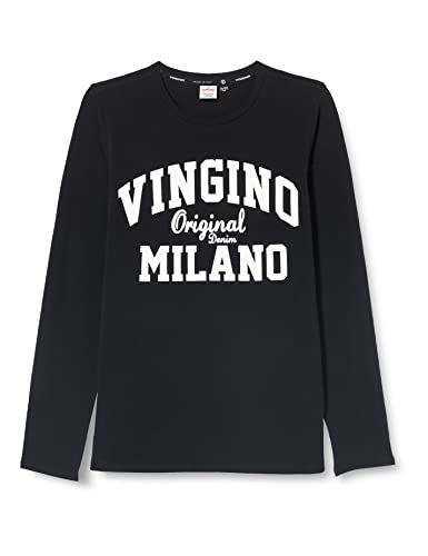 Vingino Boys T-Shirt Tshirt-Classic-Logo-RNLS in Color Deep Black Size 16 von Vingino