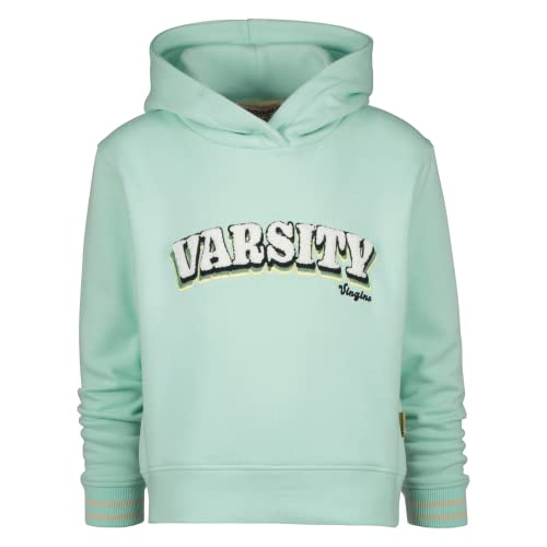 Vingino Girl's NAMINA Hooded Sweatshirt, Foamy Mint, 140 von Vingino