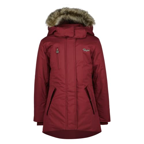 Vingino Girl's TIEVA Jacket Outdoor, Wine red, 164 von Vingino