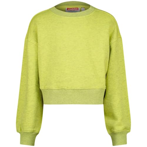 Vingino Girls Basic-RN Melange In color Fresh lime size 8 von Vingino