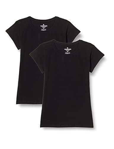 Vingino Girls Girls T-Shirt (2-Pack) in Color Deep Black Size XXS von Vingino