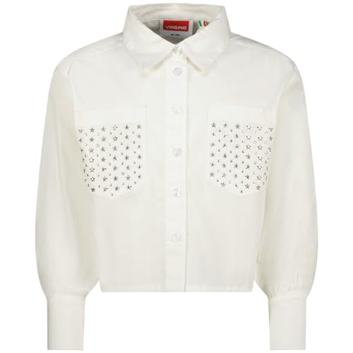 Vingino Girls Loisa in Colour Real White in Size 4 von Vingino