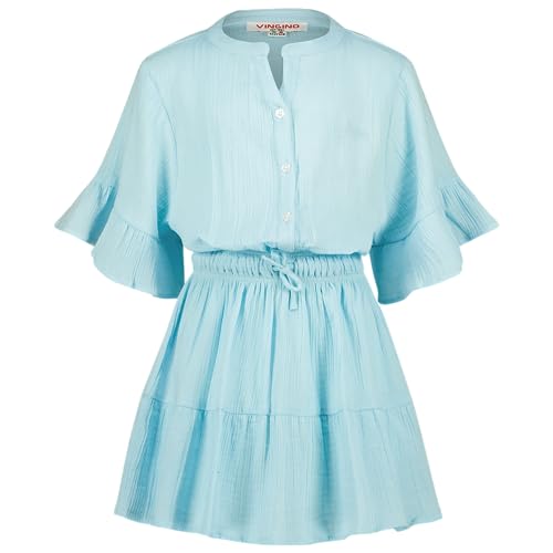 Vingino Girls Midi Dress Pradile in Color Light Blue Sky Size 8 von Vingino