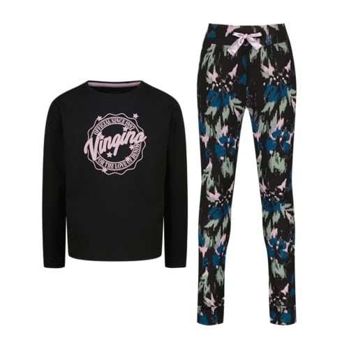 Vingino Mädchen Wayra Pajama Set, Schwarz, 12 Jahre EU von Vingino