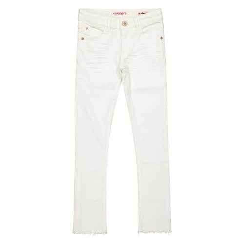 Vingino Girls's Cropped Jeans, White Denim, 8 von Vingino