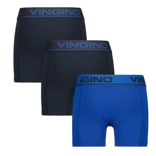 Vingino Jungen Boys (3-Pack) Boxer Shorts, Multicolor Blue, 4 Jahre EU von Vingino