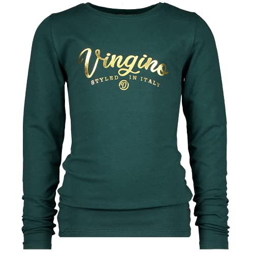 Vingino Long Sleeves Logo Crew Neck Fir Green 140/10 (8720386057765) von Vingino