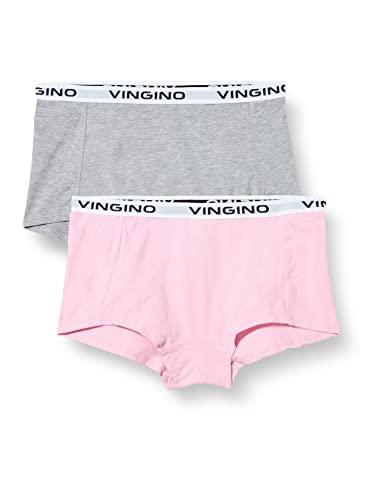 Vingino Mädchen Girls Boxer (2-Pack) Hipster Panties, Multicolor Pink, 14 Jahre EU von Vingino