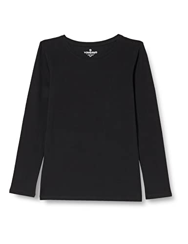 Vingino Mädchen Girls Longsleeve Shirt, Deep Black, 10 Jahre EU von Vingino