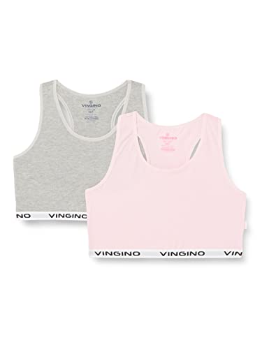 Vingino Mädchen Girls Racer (2-Pack) Shirt, Multicolor Pink, 12 Jahre EU von Vingino