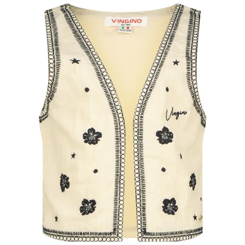 Vingino girls Gilet Tamarin in color Mid White size 14 von Vingino