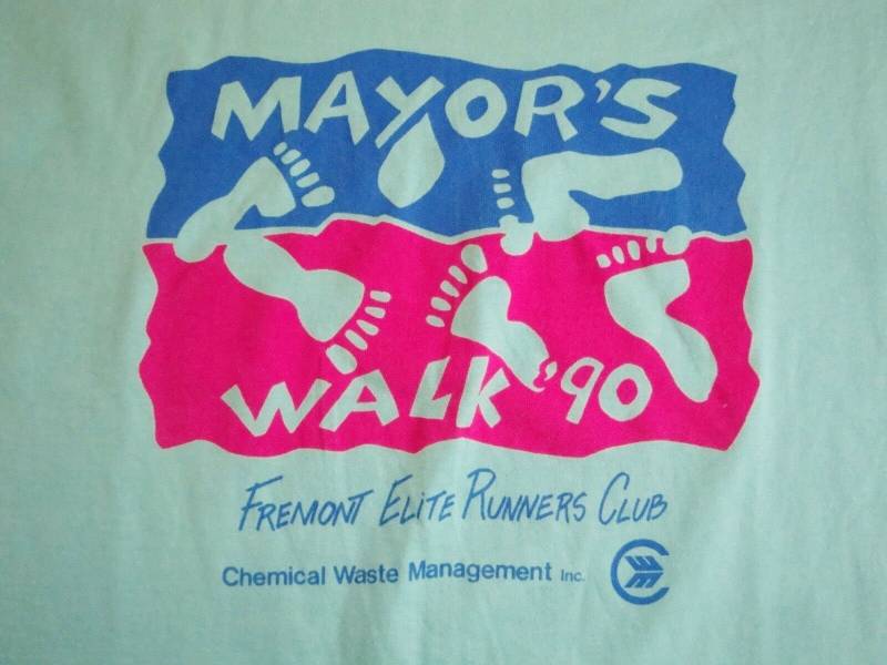 Jahrgang Bürgermeister Gehen 1990 90 Er Fremont Runners Club Marathon Spaß Laufen T Shirt M von VinnieVtg