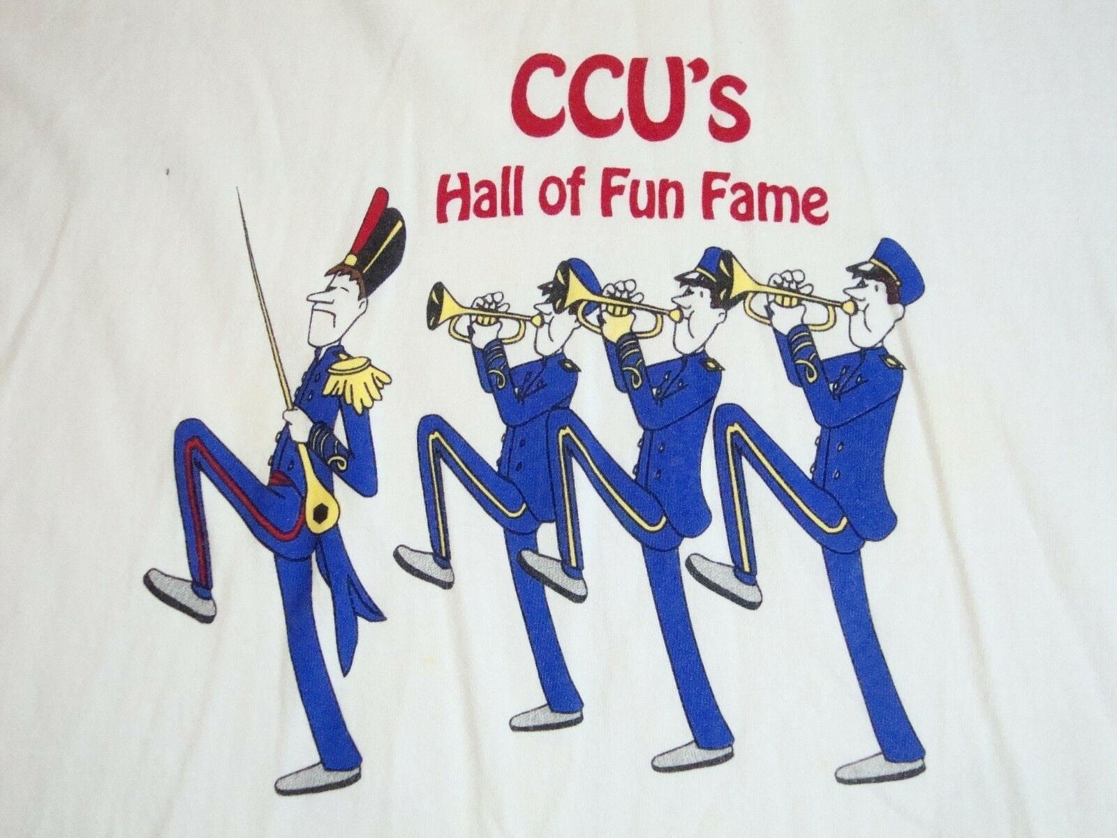 Jahrgang Coastal Carolina University Ccu Hall Of Fun Ruhm Marching Band T Shirt L von VinnieVtg
