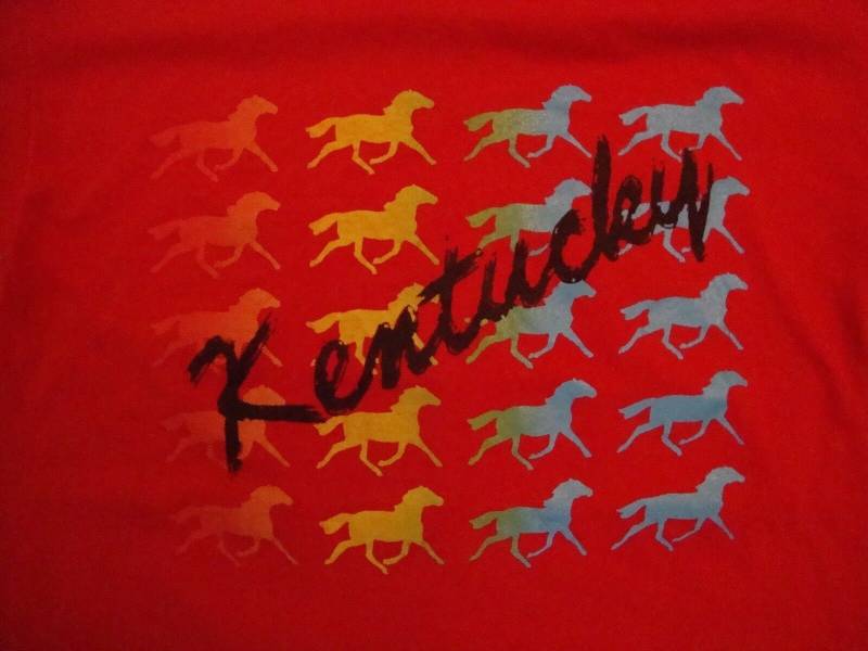 Jahrgang Kentucky State Tourist Souvenir Rot Weiche T Shirt Größe S von VinnieVtg