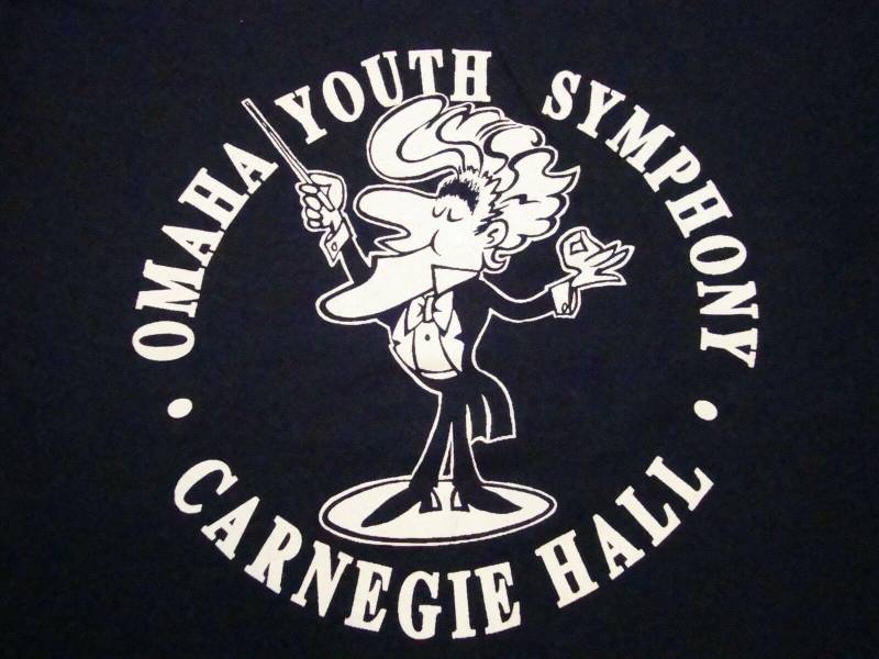 Jahrgang Omaha Jugend Symphonie Carnegie Hall 1990 90Er Jahre Kinder Musik T Shirt M von VinnieVtg