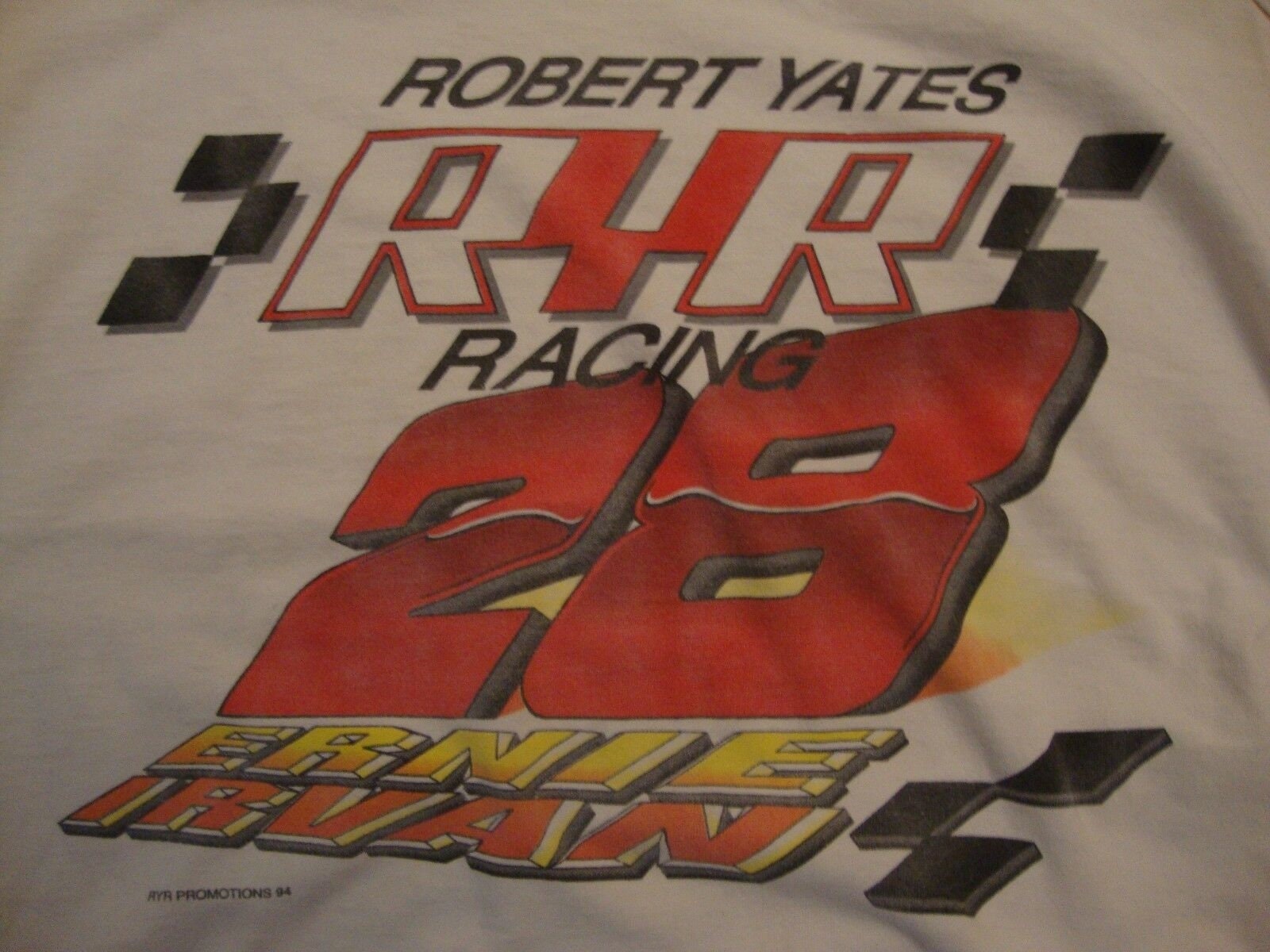 Jahrgang Ryr Robert Yates Racing 28 Ernie Irvan Ärmelloses Shirt Größe M von VinnieVtg