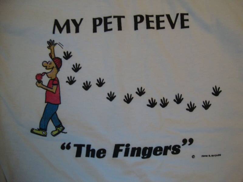 Vintage Pet Peeves Mein Haustier Peeve "Die Finger" Eis Lustige T Shirt Größe M von VinnieVtg
