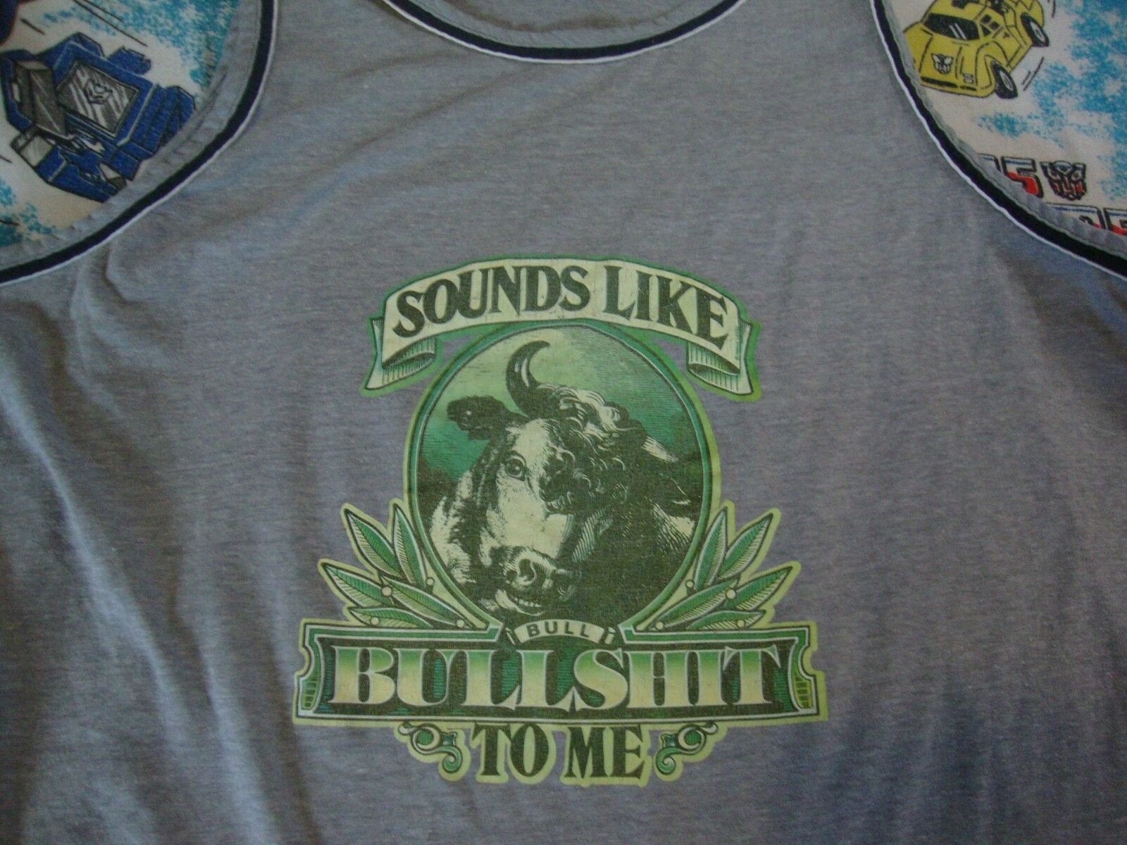 Vtg Klingt Wie Bullsh T Zu Mir 1986 Frühling Nationals Eisen Auf Shirt Tank Top Xl von VinnieVtg