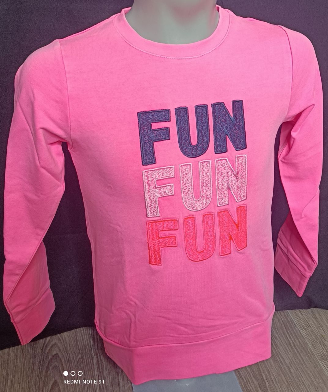 Vinrose Sweater Pullover neonpink Mädchen von Vinrose