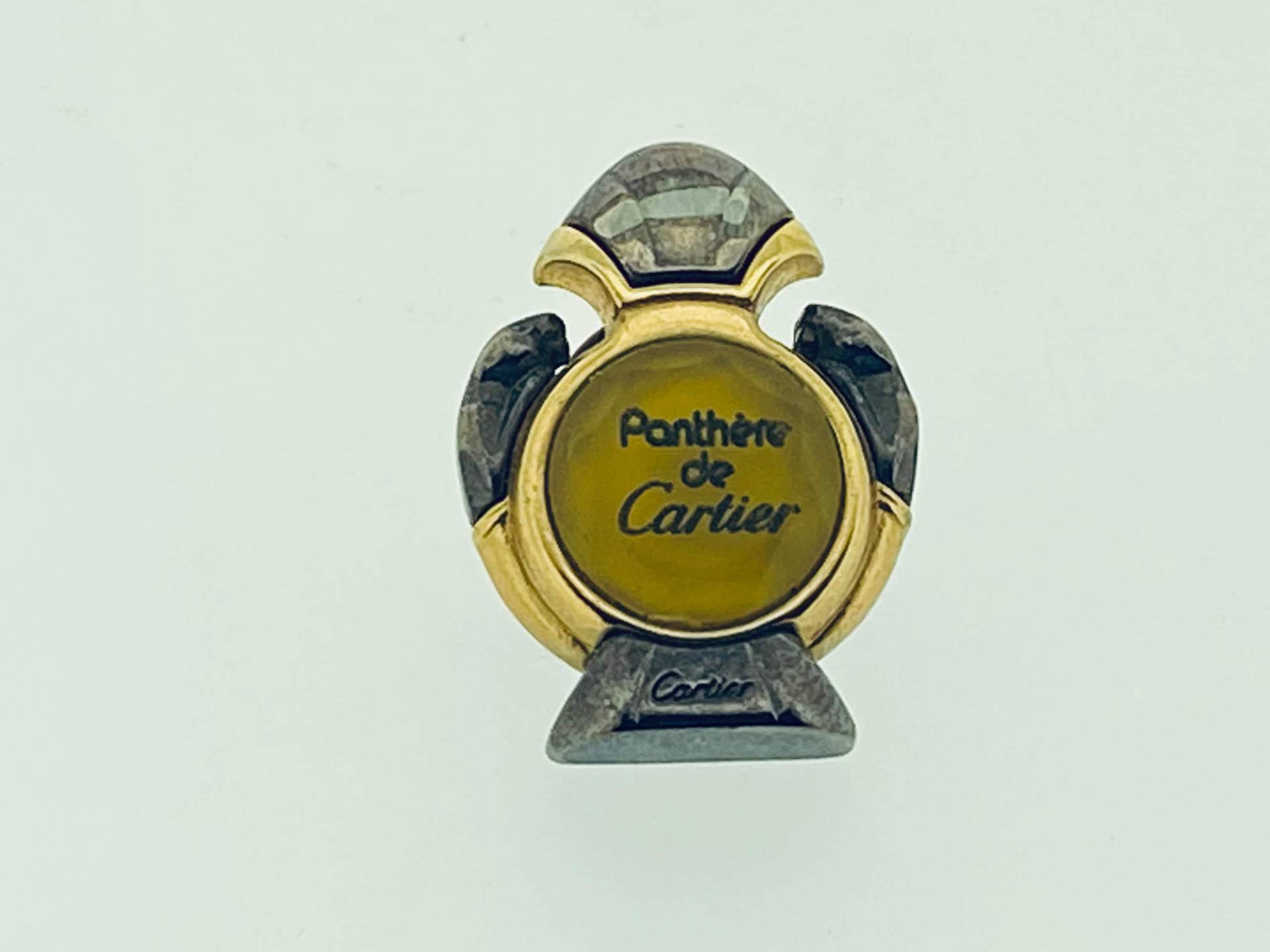 Panthere Cartier Brosche Auf Pin Vintage Logo Clips Monogramm von VintagGlamour