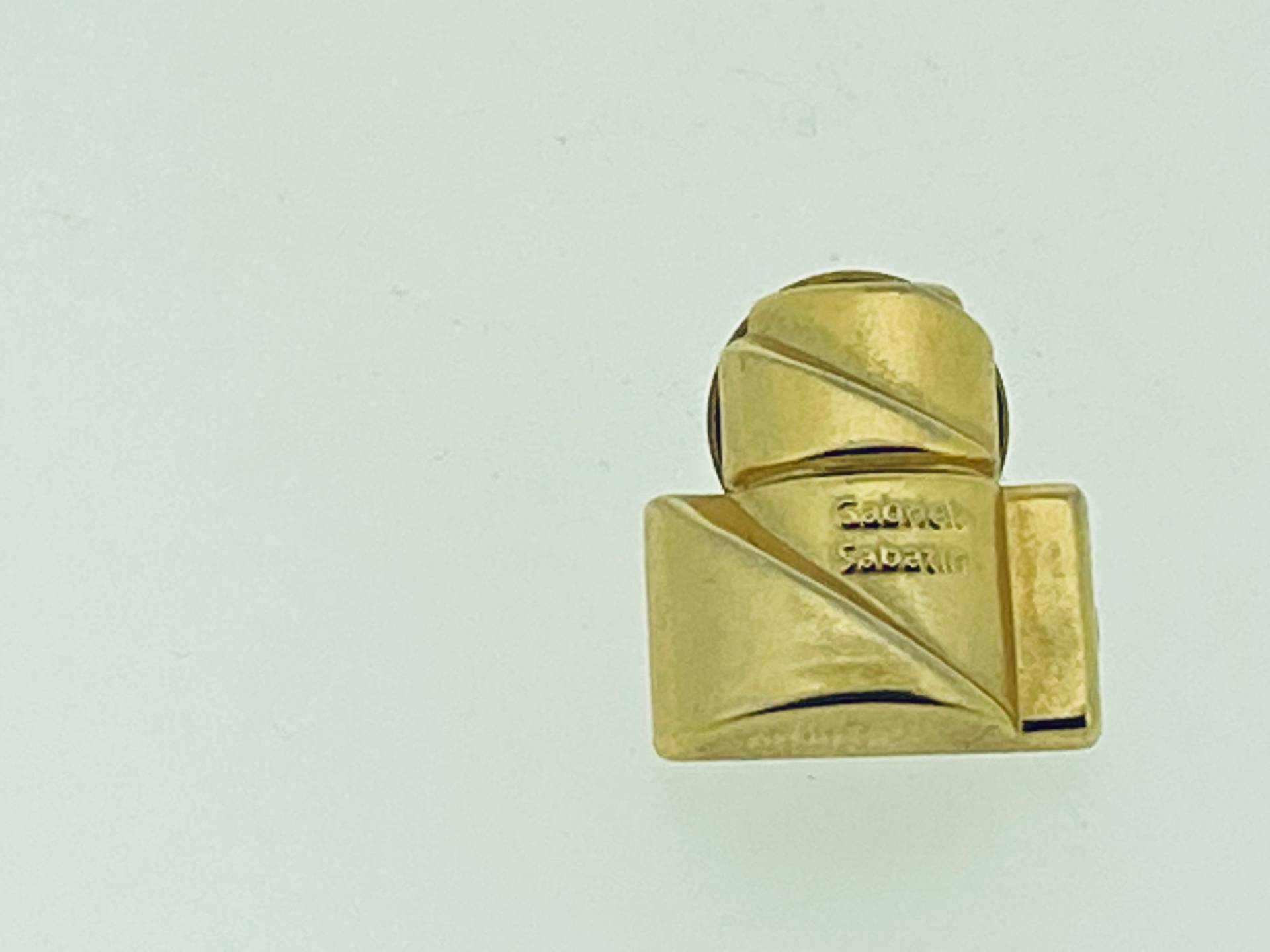 Vintage Pin Brosche Logo Clips Monogramm "Gabriela Sabatini" von VintagGlamour