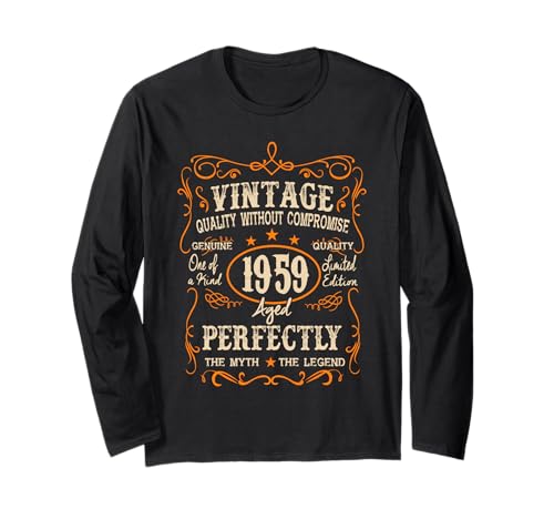 66. Geburtstag 66 Jahre Herren Geschenk Vintage 1959 Langarmshirt von Vintage 1959