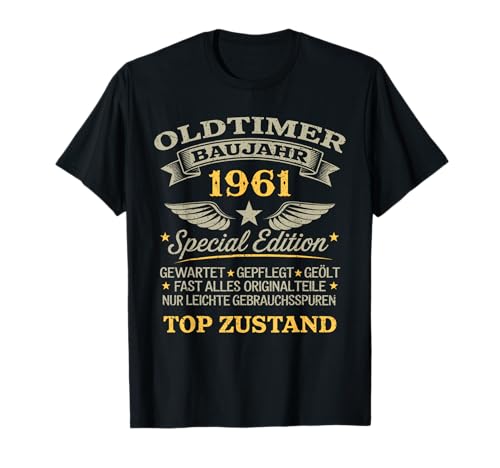 65th Birthday Man Woman 65 Years Decoration 1961 Gift T-Shirt 65th Birthday Man Woman 65 Years Decoration 1961 Gift T-Shirt von Vintage 1961 65. Geburtstagsgeschenke