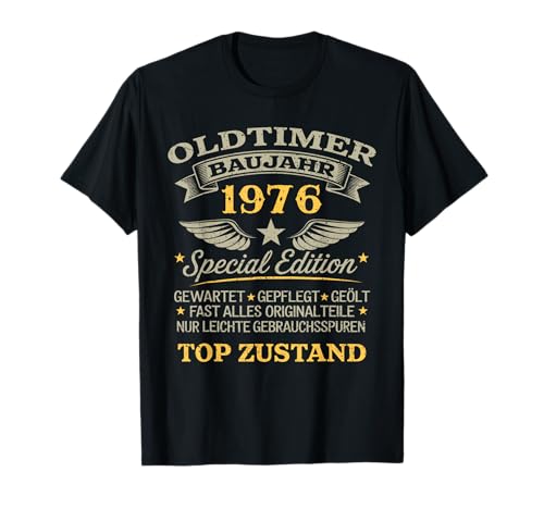 50th Birthday Man Woman 50 Years Decoration 1976 Gift T-Shirt 50th Birthday Man Woman 50 Years Decoration 1976 Gift T-Shirt von Vintage 1976 50. Geburtstagsgeschenke
